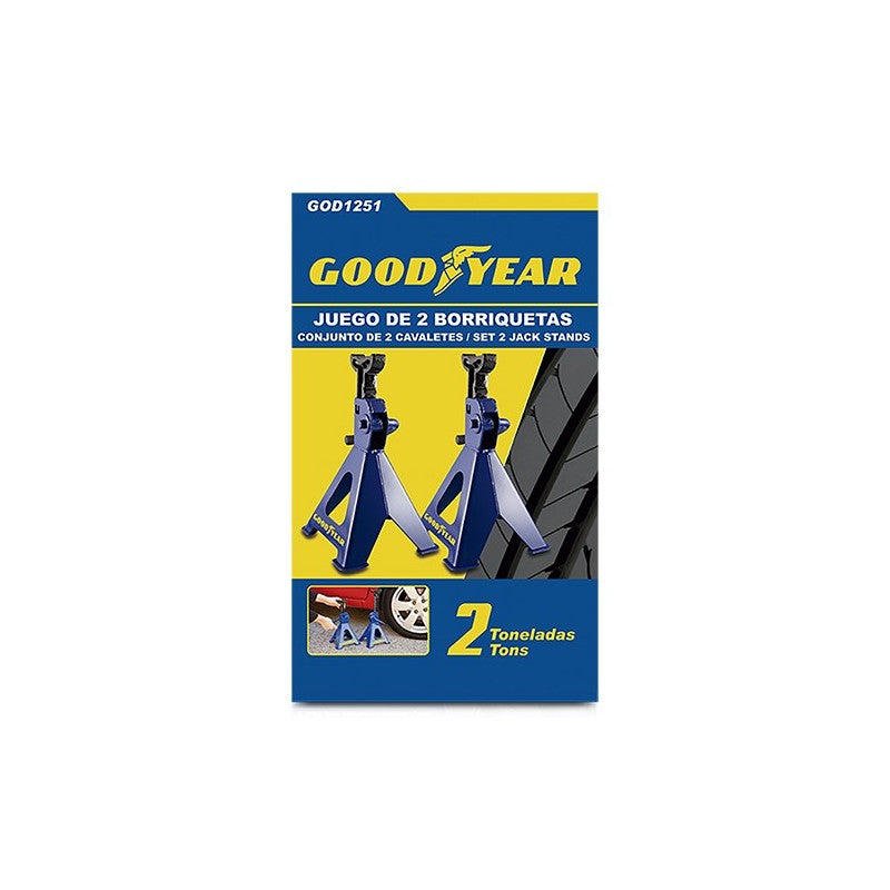 BORRIQUETA ACERO 2TON JGO 2UDS GOODYEAR CS1