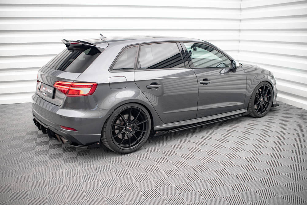 Taloneras Maxton Racing + flaps Audi S3 / A3 S-Line Sportback 8V 2016/20