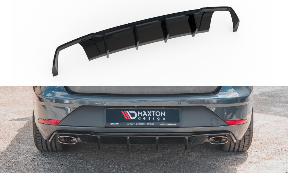 Difusor Maxton V2 seat león mk3 ST Cupra / Fr / Normal  2017/20