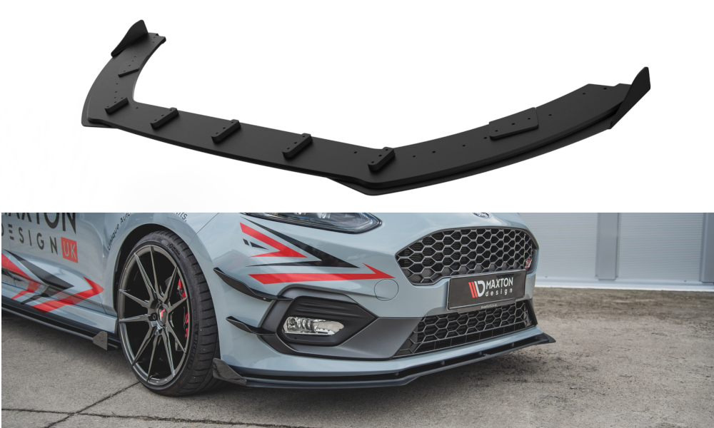 Lip Maxton Racing + flaps Ford Fiesta Mk8 ST / ST-Line