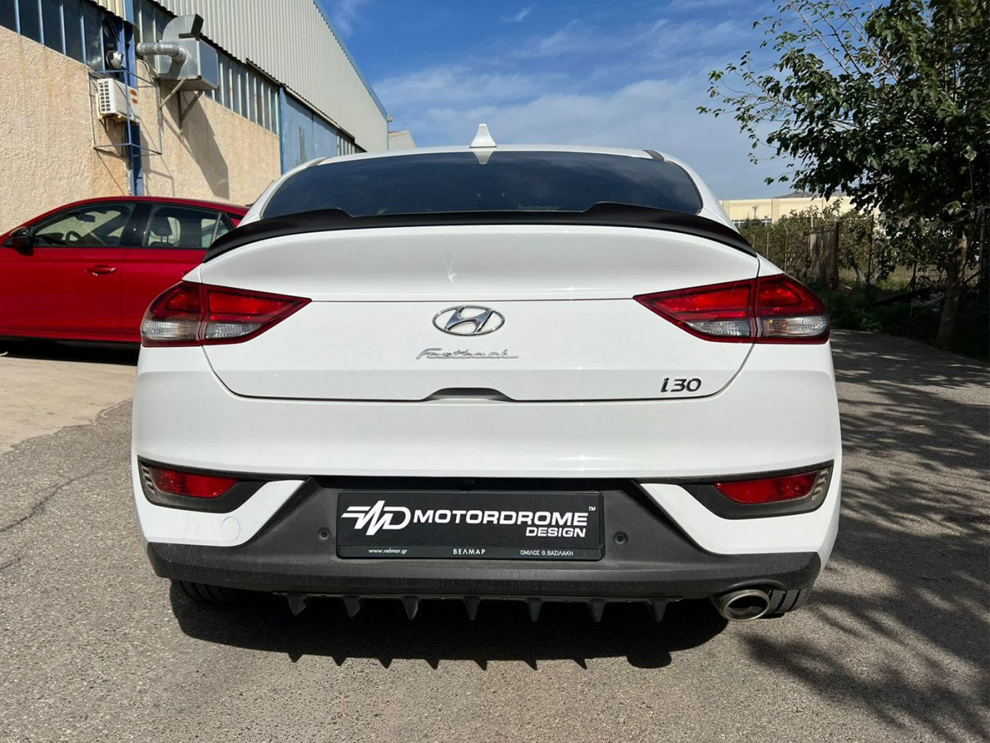 Añadido Aleron Motordrome Hyundai i30 Fastback Normal / Nline 2016-