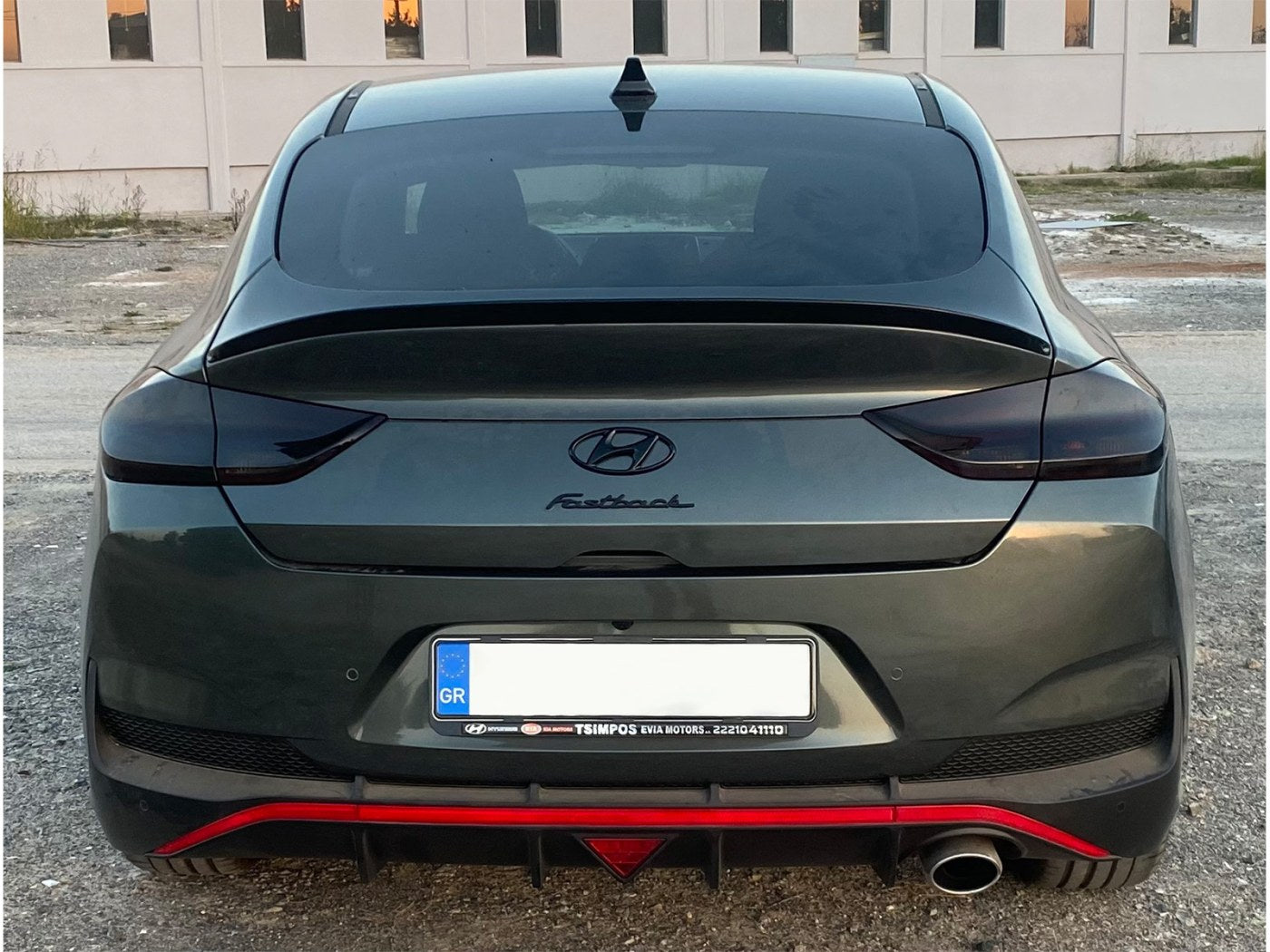 Añadido Aleron Motordrome Hyundai i30 Fastback Normal / Nline 2016-