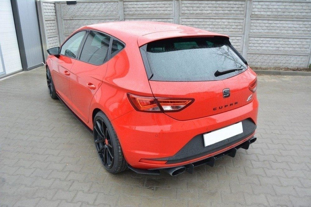 Añadido Difusor Maxton seat león mk3 Cupra 2012/16