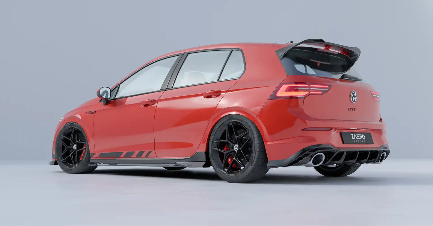 Difusor Zaero Volkswagen Golf mk8 Gti / Clubsport