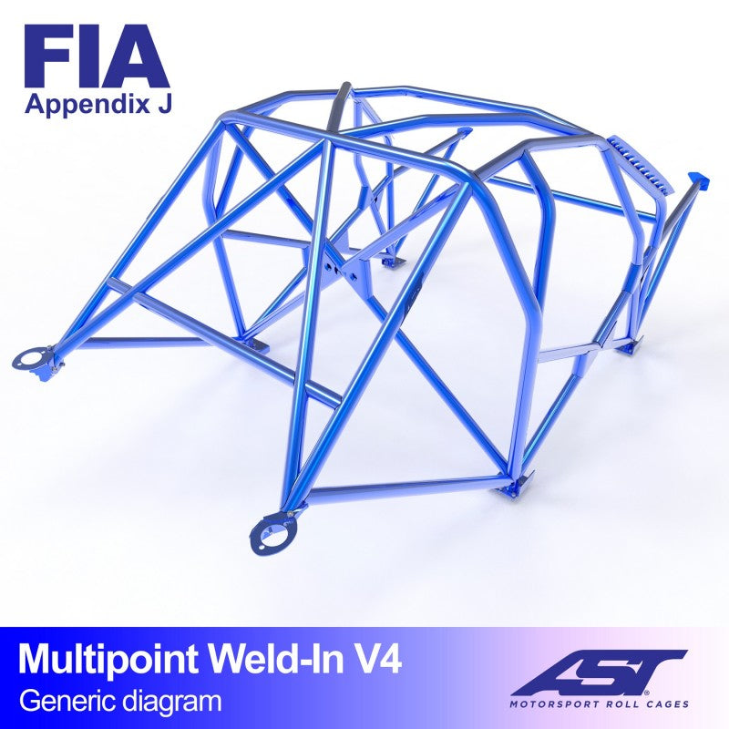 ARCO DE SEGURIDAD ABARTH 500 (312) 3-DOORS HATCHBACK MULTIPOINT WELD IN V4