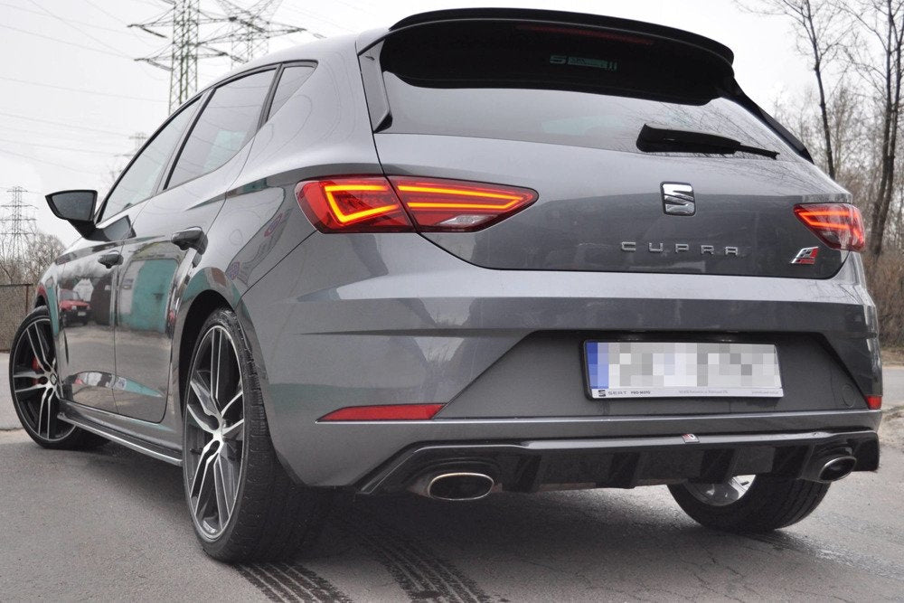 Difusor Maxton V1 seat león mk3 Cupra 2017/20