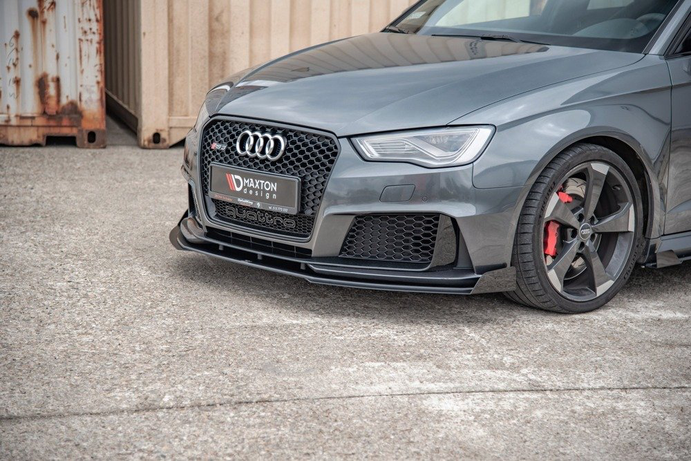 Lip Maxton Racing + flaps Audi RS3 8V Sportback 2015-2016