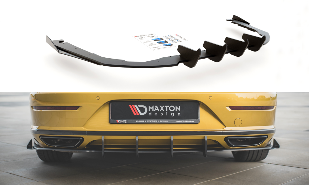 Añadido Difusor  + flaps Maxton Volkswagen Arteon R-Line 2017