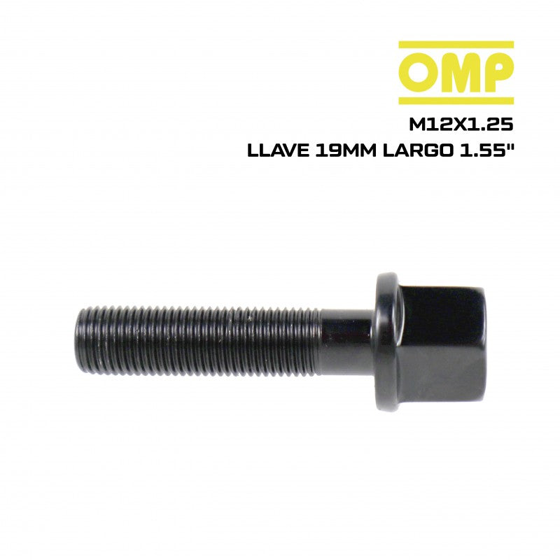 SET TORNILLOS OMP M12X1.25 LLAVE 19MM LARGO 1.55"