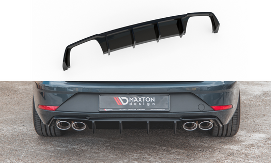 Difusor Maxton V3 seat león mk3 ST Cupra 2017/20