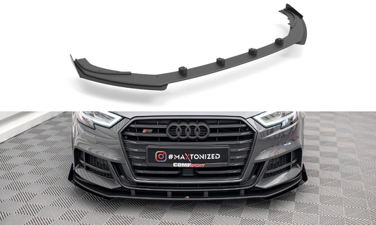 Lip Maxton racing + flaps Audi S3 / A3 S-Line Sportback 8V 2016/20