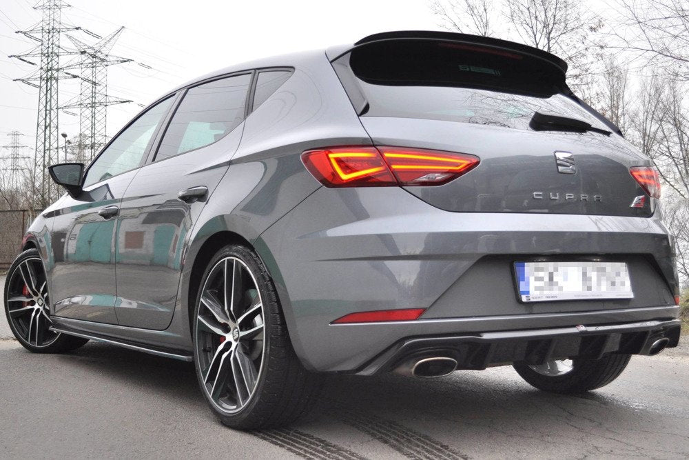 Difusor Maxton V1 seat león mk3 Cupra 2017/20