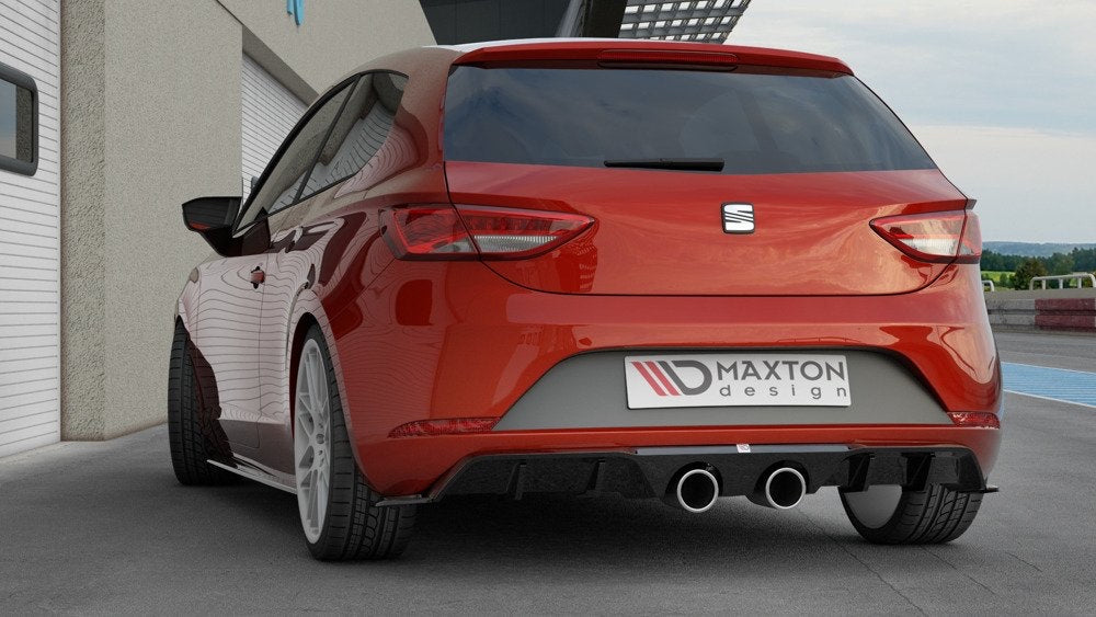 Difusor Maxton V2 seat león mk3 Cupra 2017/20