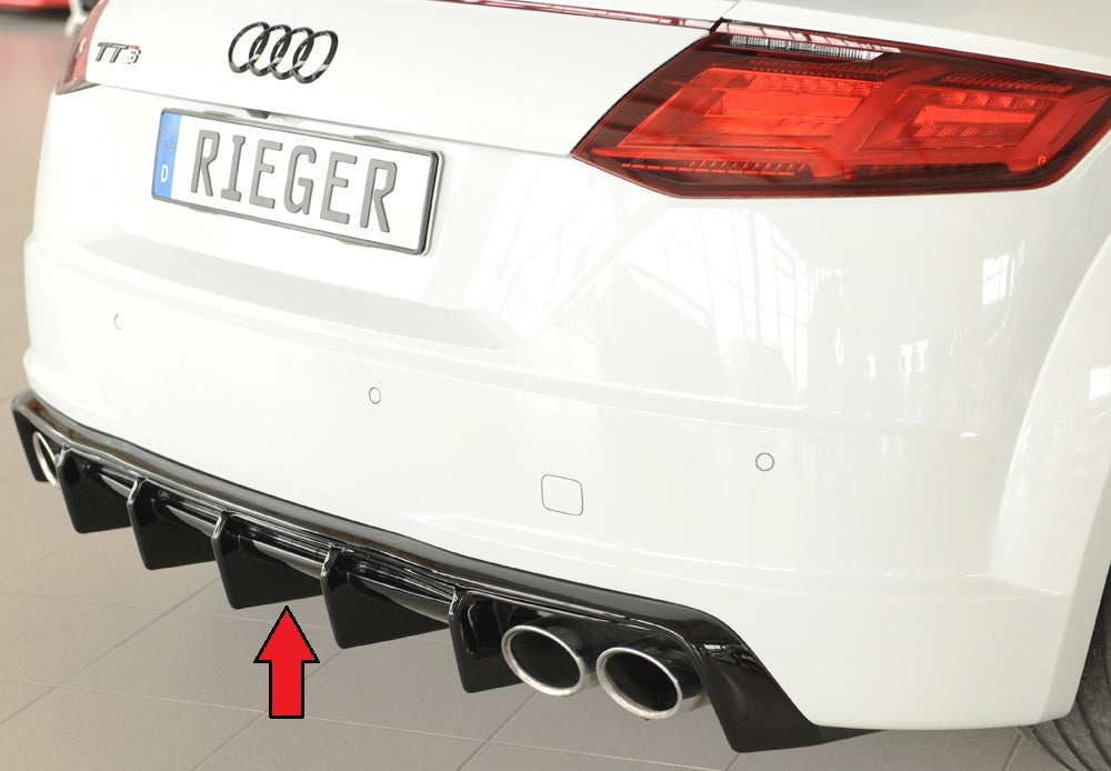 Difusor Rieger Audi TT S-Line 8S/8J 2014-