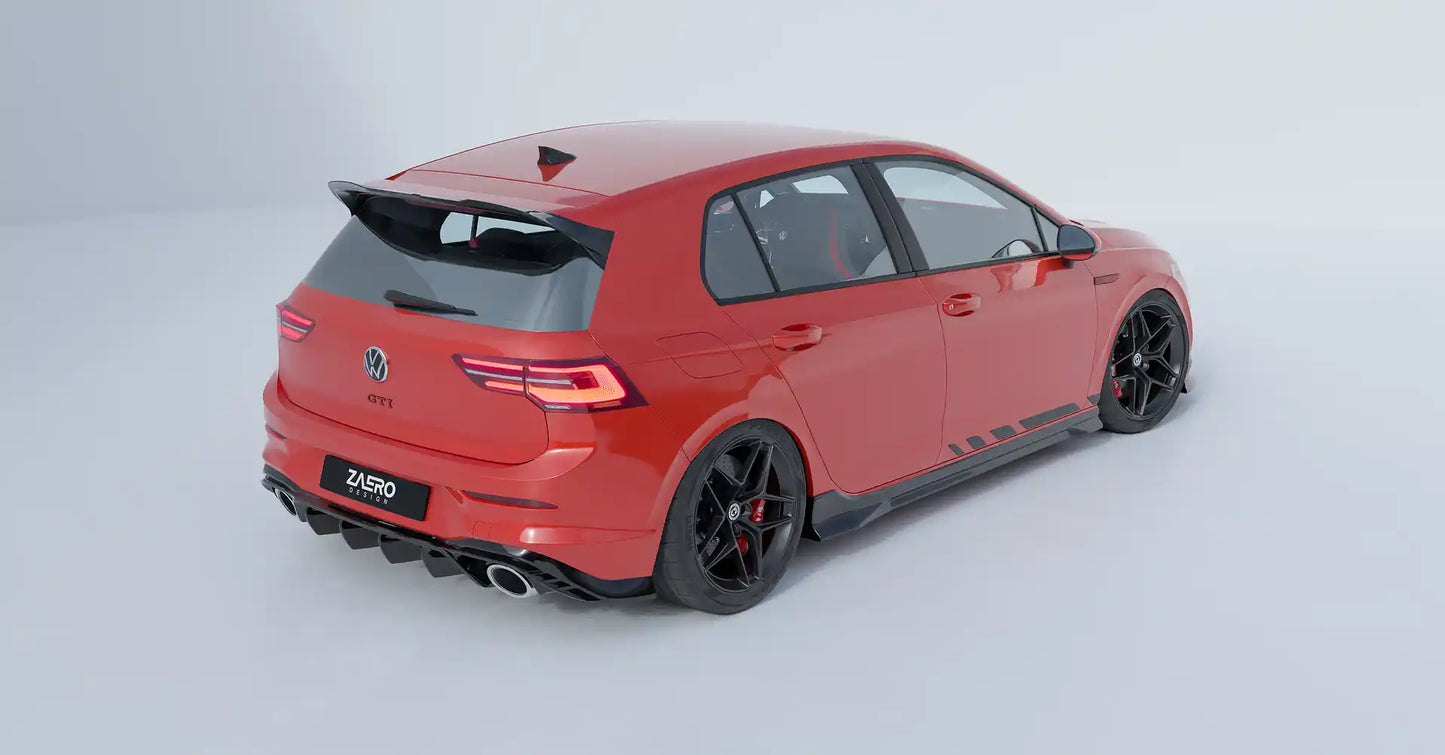 Difusor Zaero Volkswagen Golf mk8 Gti / Clubsport