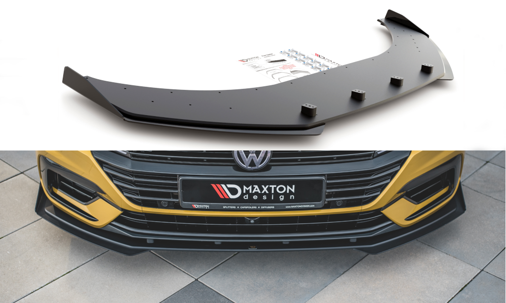 Lip Maxton + flaps Volkswagen Arteon R-Line 2017-