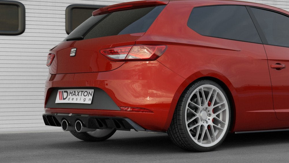 Difusor Maxton V2 seat león mk3 Cupra 2017/20