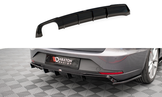 Difusor Maxton seat león mk3 ST Fr 2012/16