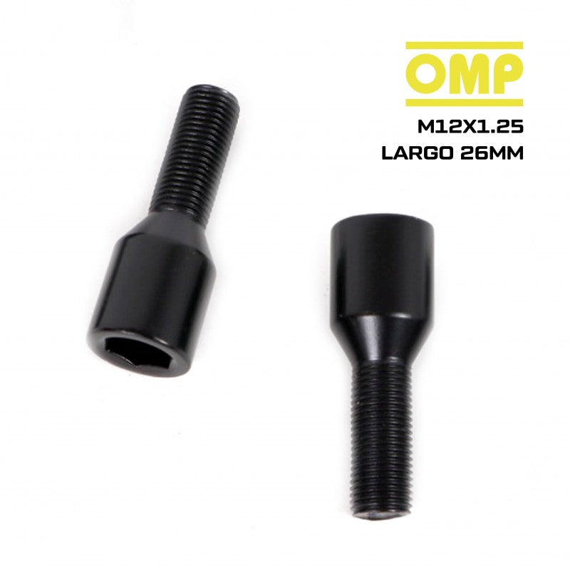 SET TORNILLOS OMP M12X1.25 LARGO 26MM