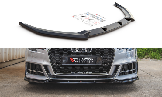 Lip Maxton V3 Audi S3 / A3 S-Line 8V Sedan 2016/20