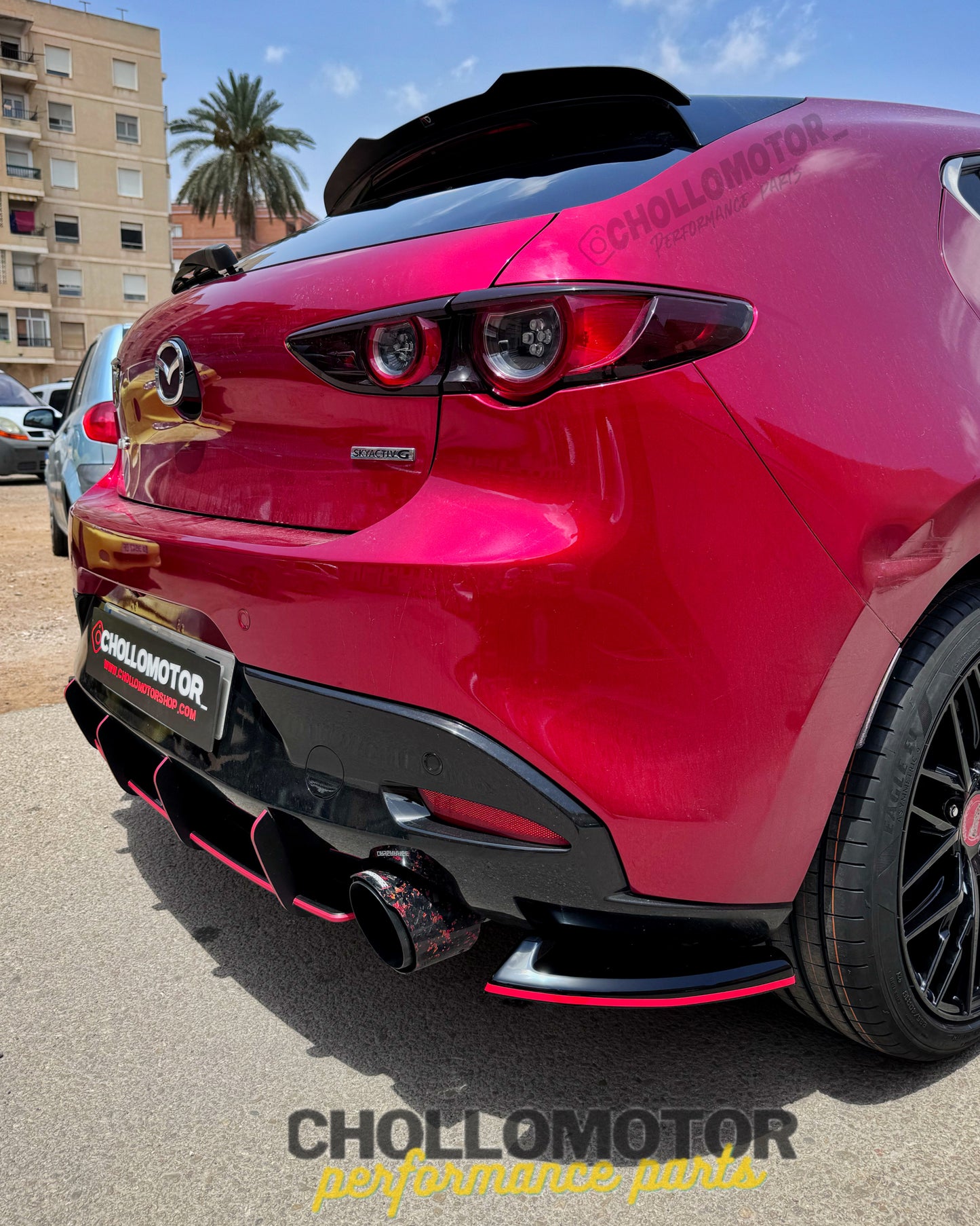 Añadido Difusor Maxton Mazda 3 Mk4 2019 -