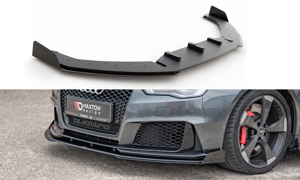 Lip Maxton Racing + flaps Audi RS3 8V Sportback 2015-2016