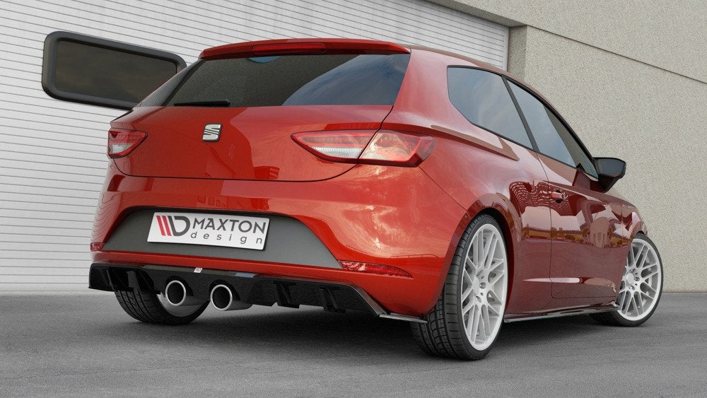 Difusor Maxton V2 seat león mk3 Cupra 2017/20