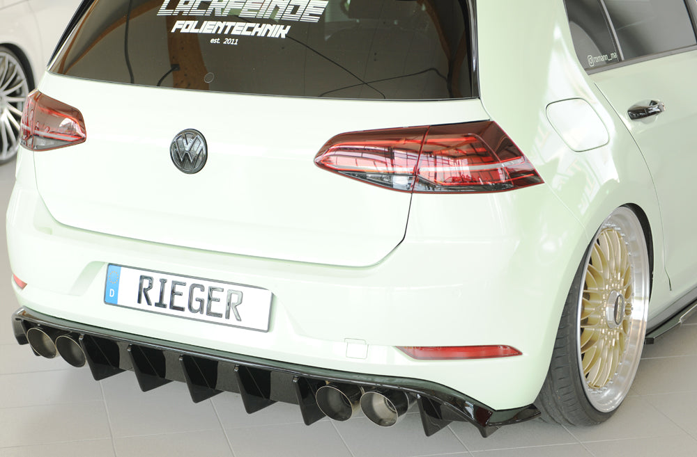 Difusor Rieger Volkswagen Golf mk7.5 GTI/GTD/R/Rline/Normal