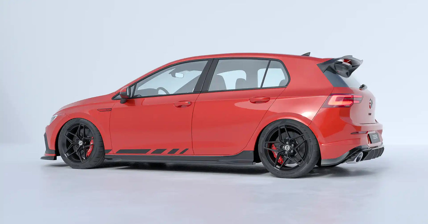 Difusor Zaero Volkswagen Golf mk8 Gti / Clubsport