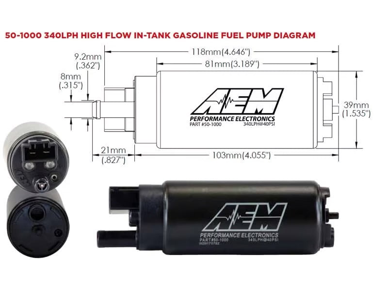 Bomba de gasolina AEM 50-1000