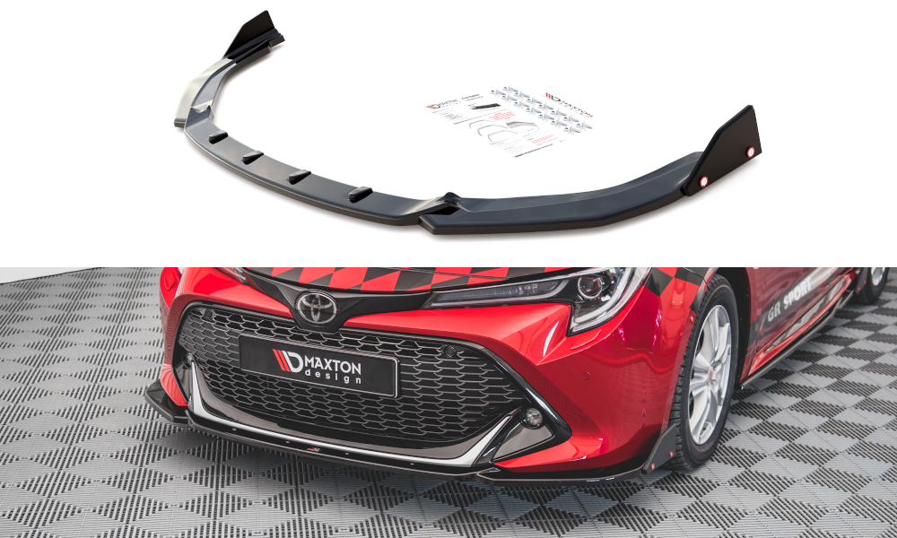 Lip maxton V1 + flaps Toyota Corolla GR Sport Hatchback 2019-