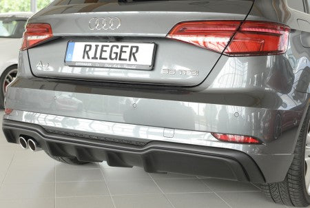 Difusor Rieger Audi A3 8V FL Hatchback / Sportback