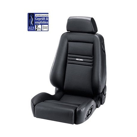 ASIENTO RECARO ERGOMED ES CLIMA PIEL NEGRO PILOTO