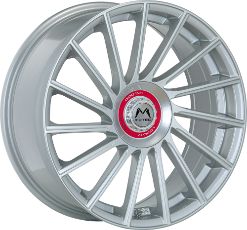 Llantas Motec MCT9 TORNADO REVOLUTION 18” / 19”  - High Gloss Silver